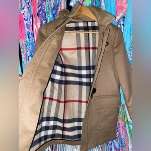 Kids size 12y Burberry duffle coat